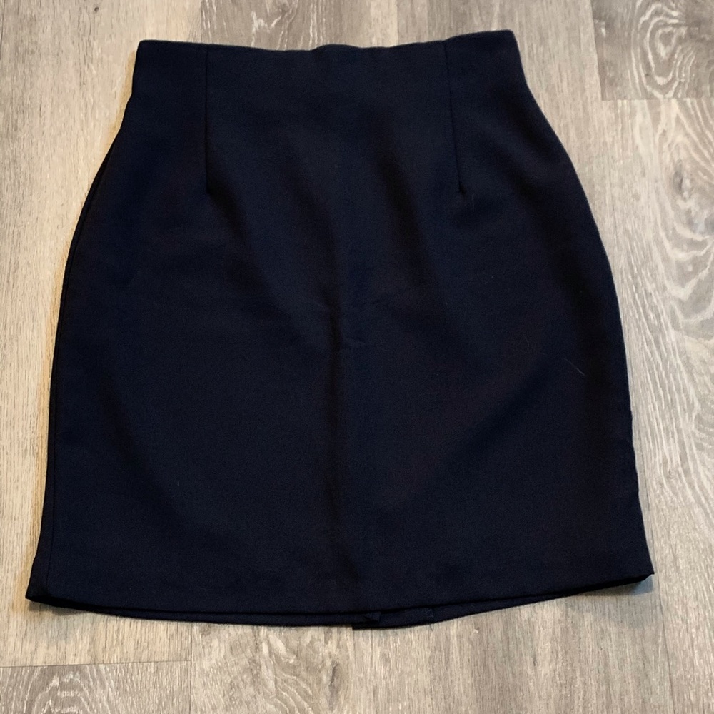 MELISSA LAWRENCE Navy Blue Skirt Sz 10